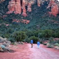 boys walk away