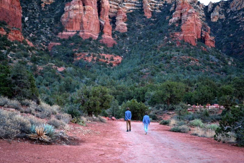 boys walk away